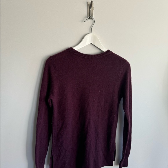 Halogen small burgundy cashmere jumper - Picture 5 of 5
